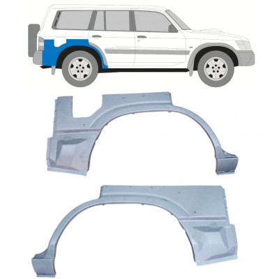 Reparaturni lim stražnjeg blatobrana za Nissan Patrol 1997-2009 / Lijevo / Desno / Lijevo / Desno 12759