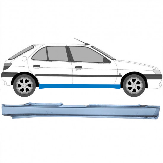 Prag za Peugeot 306 1993-2001 / Desno 6943