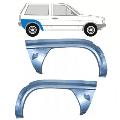 Reparaturni lim stražnjeg blatobrana za VW Polo 1981-1984 / Lijevo+Desno / Set 10462