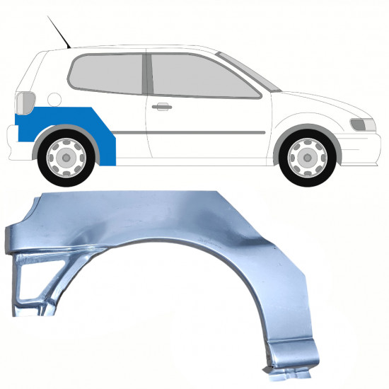 Reparaturni lim stražnjeg blatobrana za VW Polo 1994-1999 / Desno 10191