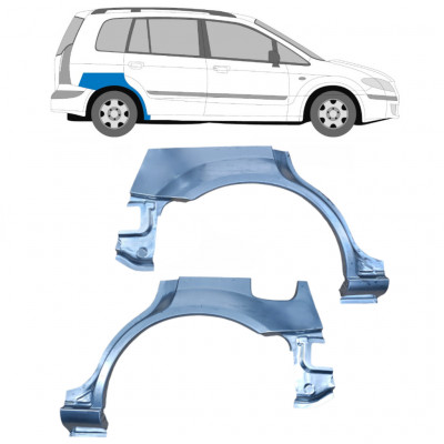 Reparaturni lim stražnjeg blatobrana za Mazda Premacy 1999-2005 / Lijevo+Desno / Set 9158