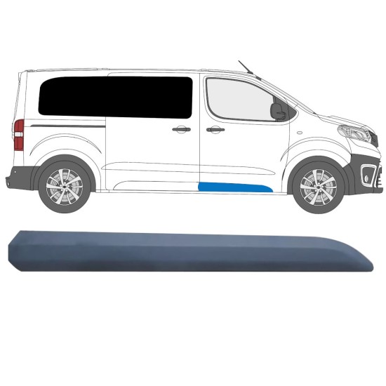 Letvica prednjih vrata za Toyota Proace Verso 2016- / Desno 14892