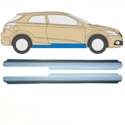 Lim praga za Kia Pro Ceed 2006-2012 / Lijevo+Desno / Set 10822