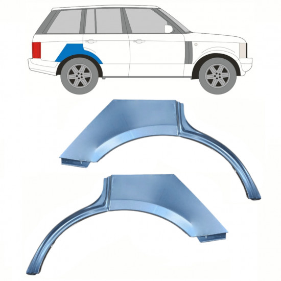 Reparaturni lim stražnjeg blatobrana za Land Rover Range Rover 2002-2012 / Lijevo+Desno / Set 10287