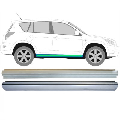 Unutarnji + vanjski lim praga za Toyota Rav4 2006-2013 / Lijeva = Desna (simetrična) / Set 14904