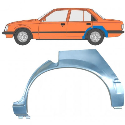 Reparaturni lim stražnjeg blatobrana za Opel Rekord E 1982-1986 / Lijevo 8079