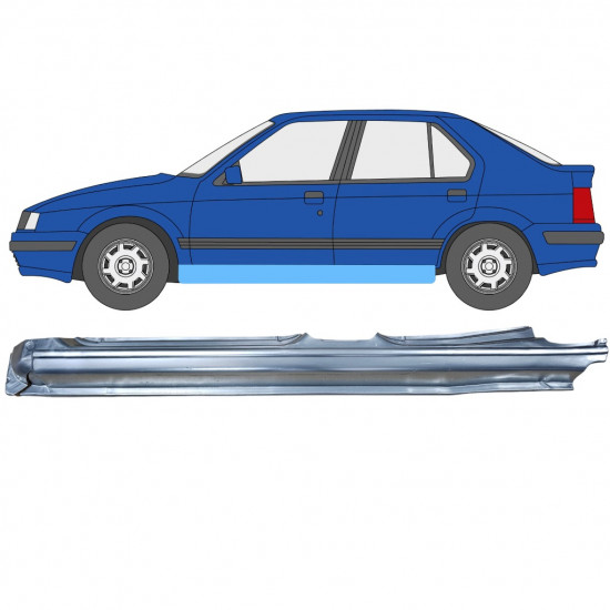 Lim praga za Renault 19 1988-1995 / Lijevo 11877