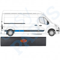 Bočna letvica sa svjetlom za Renault Master 2010- / LWB / Desno /  10548