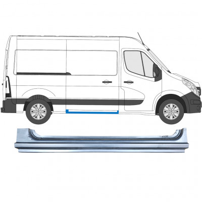 Lim praga kliznih vrata za Opel Movano / R Master 2010- / Desno 5956
