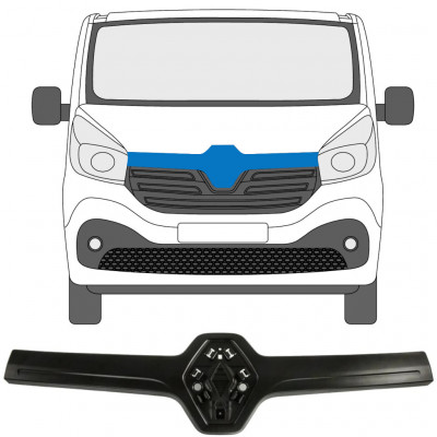 Letvica maske hladnjaka za Renault Trafic 2014- 7542