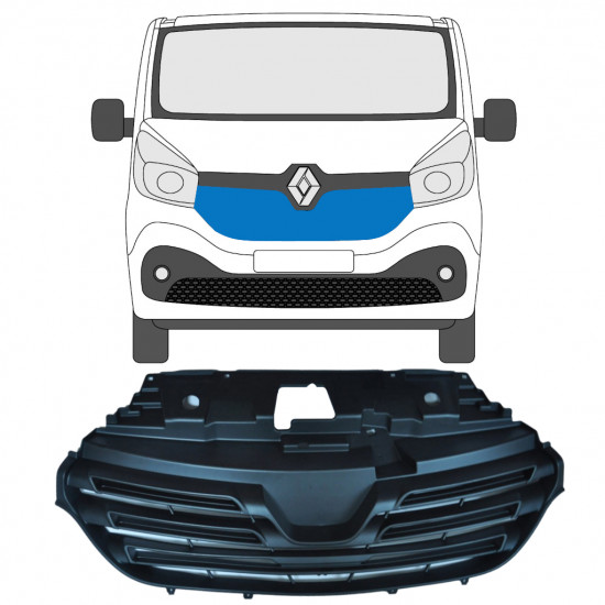 Rešetka za Renault Trafic 2014- 8210