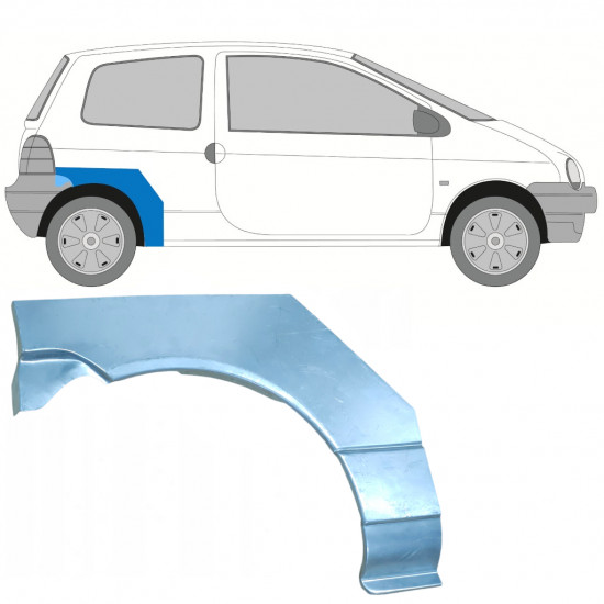 Reparaturni lim stražnjeg blatobrana za Renault Twingo 1993-1998 / Desno 8264