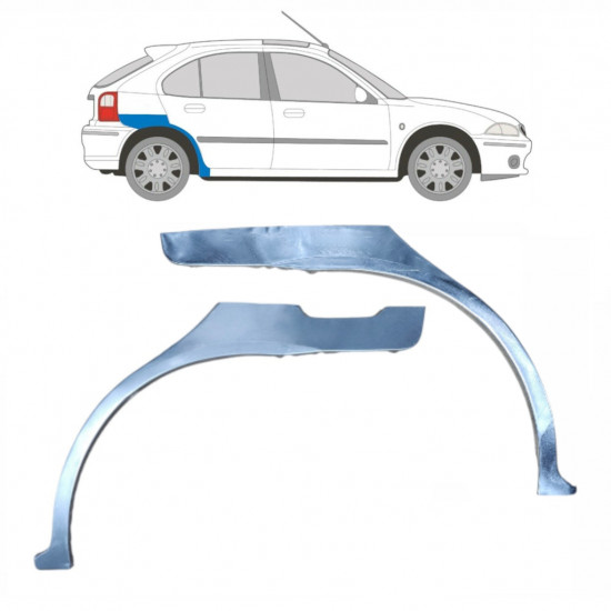 Reparaturni lim stražnjeg blatobrana za Rover 25 Mg Zr 1995-2005 / Lijevo+Desno / Set 9194