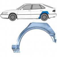 Reparaturni lim stražnjeg blatobrana za Saab 900 1994-1998 / Lijevo 6984