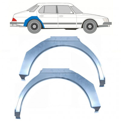 Reparaturni lim stražnjeg blatobrana za Saab 900 1978-1995 / Lijevo+Desno / Set 11045