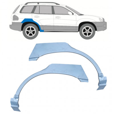 Reparaturni lim stražnjeg blatobrana za Hyundai Santa Fe 2001-2006 / Lijevo+Desno / Set 10477