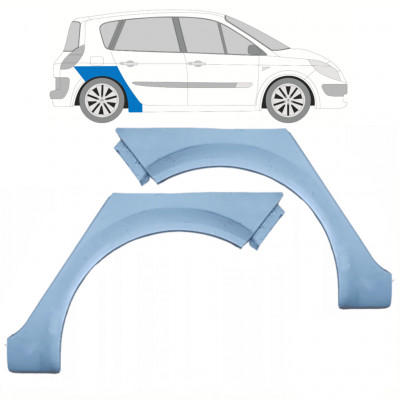 Reparaturni lim stražnjeg blatobrana za Renault Scenic 2003-2009 / Lijevo+Desno / Set 10229