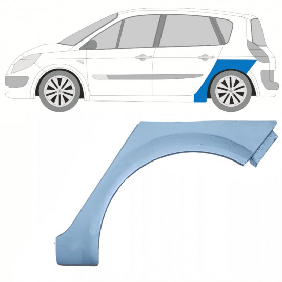 Reparaturni lim stražnjeg blatobrana za Renault Scenic 2003-2009 / Lijevo 10228