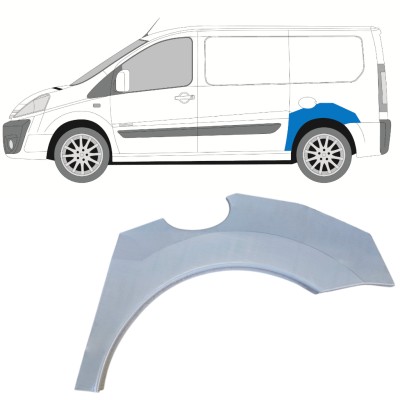 Reparaturni lim stražnjeg blatobrana za Fiat Scudo 2007-2016 / Lijevo 14579