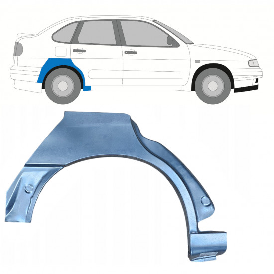 Reparaturni lim stražnjeg blatobrana za Seat Ibiza Cordoba 1993-2002 / Desno 7860