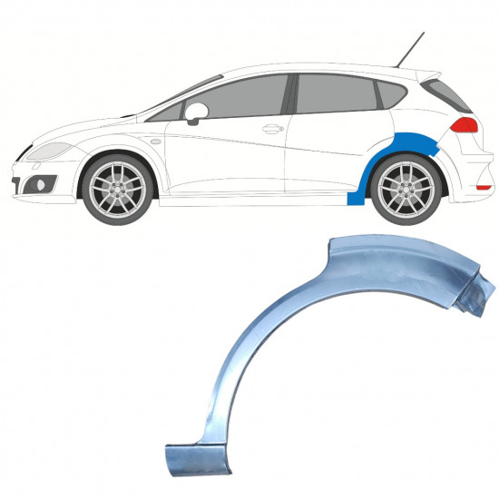 Reparaturni lim stražnjeg blatobrana za Seat Leon 2005-2012 / Lijevo 8127