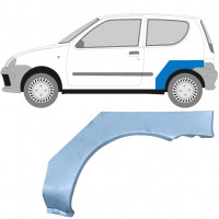 Reparaturni lim stražnjeg blatobrana za Fiat Seicento 1998-2010 / Lijevo 6513