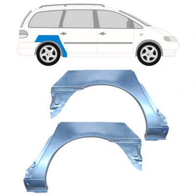 Reparaturni lim stražnjeg blatobrana za Volkswagen Sharan 1995-2000 / Lijevo+Desno / Set 9290