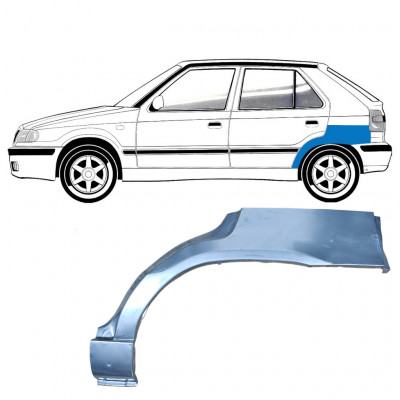 Reparaturni lim stražnjeg blatobrana za Skoda Felicia 1994-2001 / Lijevo 8137