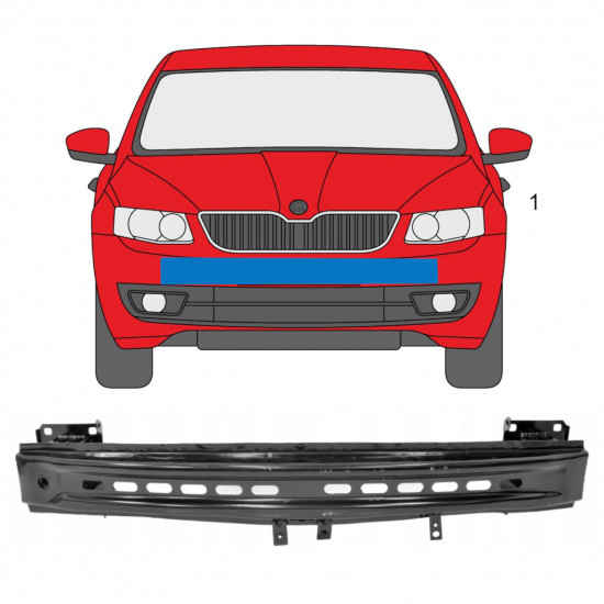 Pojačanje prednjeg branika / greda za Skoda Octavia III 2013-2017 7569