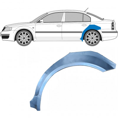 Reparaturni lim stražnjeg blatobrana za Skoda Superb 2002-2008 / Lijevo 5805