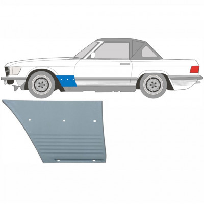 Reparaturni lim prednjeg blatobrana za Mercedes Sl-class 1971-1989 / Lijevo 5078