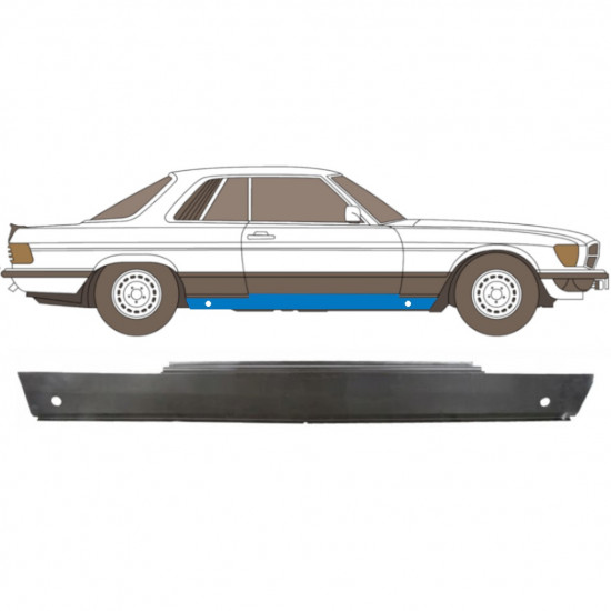 Lim praga za Mercedes Sl-class 1971-1989 / Desno 6267