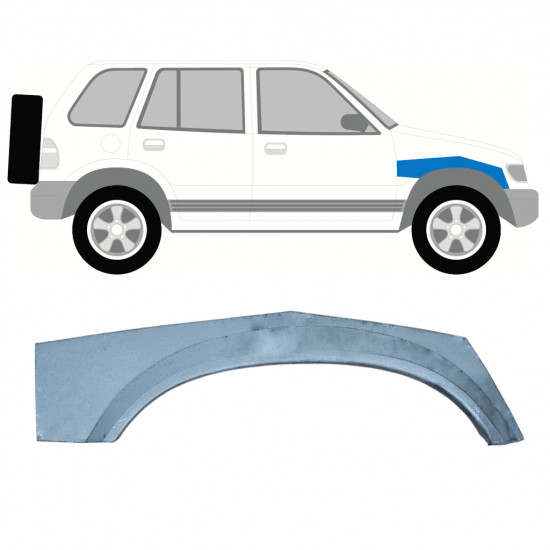 Gornji dio reparaturnog lima prednjeg blatobrana za Kia Sportage 1994-2002 / Desno 7918
