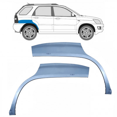 Reparaturni lim stražnjeg blatobrana za Kia Sportage 2004-2010 / Lijevo+Desno / Set 9225