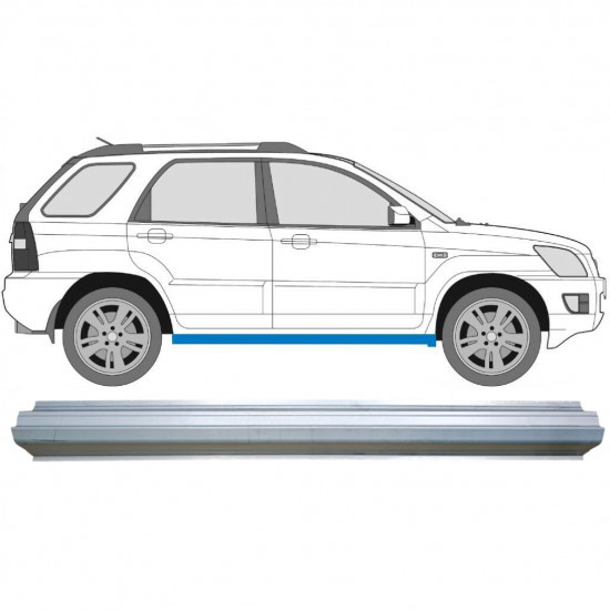 Lim praga za Kia Sportage II 2004-2010 / Lijeva = Desna (simetrična) 5121