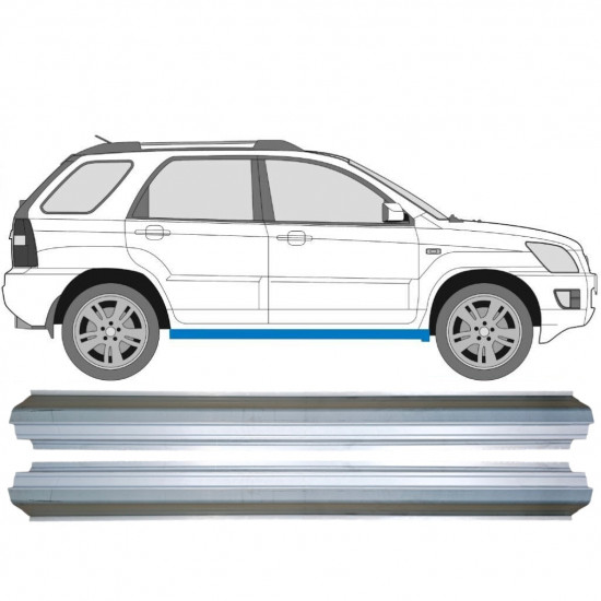 Lim praga za Kia Sportage II 2004-2010 / Lijeva = Desna (simetrična) 10504