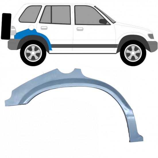 Reparaturni lim stražnjeg blatobrana za Kia Sportage 1994-2002 / Desno 6673