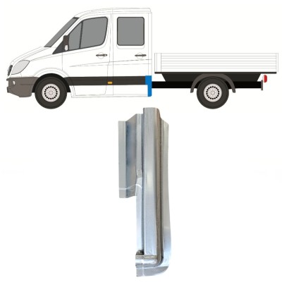 Reparaturni lim stražnjeg kuta za Mercedes Sprinter 2006-2018 / Desno / Dvostruka kabina 14978