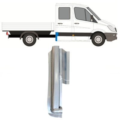 Reparaturni lim stražnjeg kuta za Mercedes Sprinter 2006-2018 / Desno / Dvostruka kabina 14977