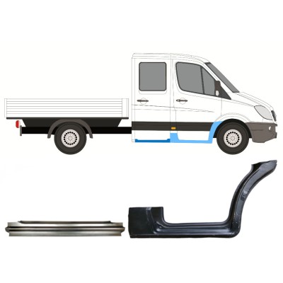 Set reparaturnih dijelova za Mercedes Sprinter 2006-2018 / Desno / Dvostruka kabina / 14730