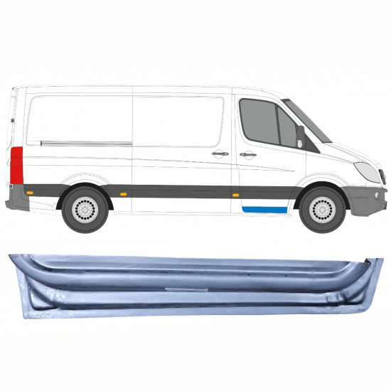 Unutarnji reparaturni lim prednjih vrata za Mercedes Sprinter 2006 - / Desno 9133