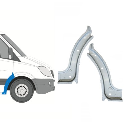 Unutarnji reparaturni lim prednjeg blatobrana za Mercedes Sprinter 2006-2018 / Lijevo+Desno / Set 14724