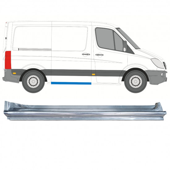 Lim praga kliznih vrata za Mercedes Sprinter 2006- / SWB / Desno 12796