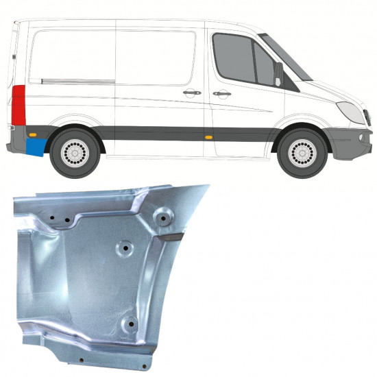 Reparaturni lim stražnjeg blatobrana za Mercedes Sprinter 2006-2018 / SWB / Desno 11049