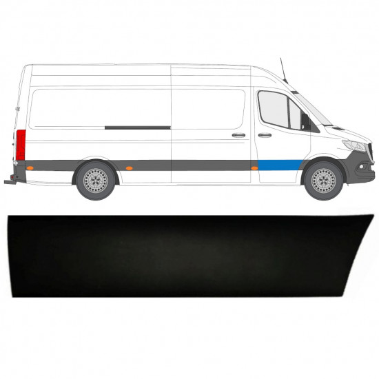Letvica prednjih vrata za Mercedes Sprinter 2018- / Desno 12926