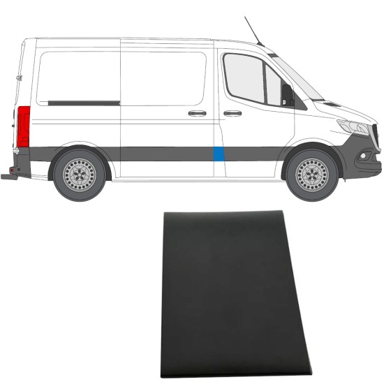 Obloga prednjeg stupa za Mercedes Sprinter 2018- / Desno 14885