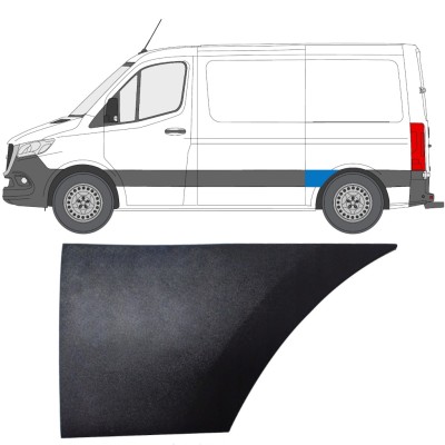 Bočna letvica stražnjeg blatobrana za Mercedes Sprinter 2018- / Lijevo 14888