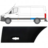 Bočna letvica stražnjeg blatobrana za Mercedes Sprinter 2018- / Lijevo 12937