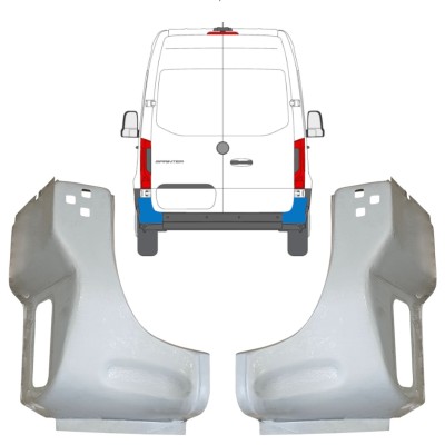 Reparaturni lim stražnjeg kuta za Mercedes Sprinter 2018- / Lijevo+Desno / Set 14653