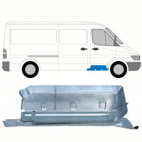 Reparaturni lim prednjeg stepenika s dijelom praga za Mercedes Sprinter 1995-2006 / Desno 8556